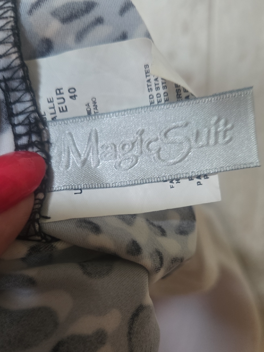 Magic Suit Animal Print Tankini Top - Picture 8 of 9